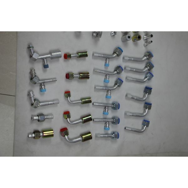 #6 #8 #10 #12 Al joint with Al jacket (Female Flare)/Straight 45° 90°Shape / auto air conditioning hose fitting