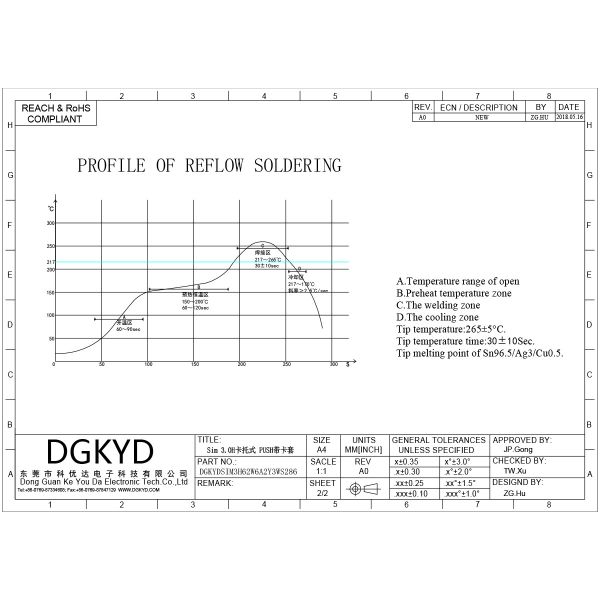 Sim 3.0H Card Tray PUSH With Card Cover SIM Card Holder Suitable For Electronic Products DGKYDSIM3H62W6A2Y3WS286