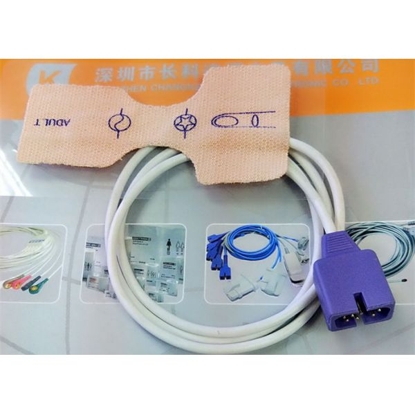 MEK Spo2 Probe Sensor 7 Pin Disposable SpO2 Sensor Adult Use 0.9M