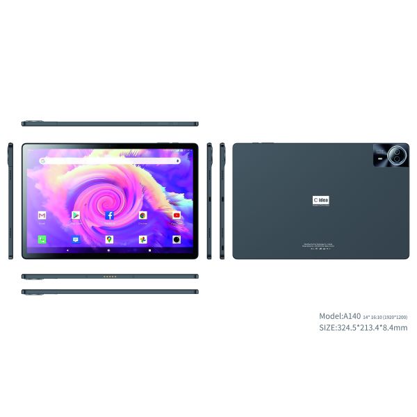 C Idea 14 Inch Tablet Large Storage 1200*1920 FHD Screen Android Tablet PC CM14000 plus