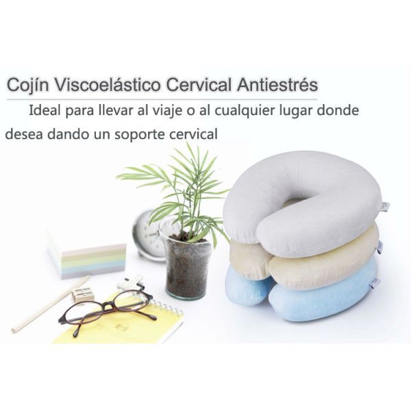 Car / Train / Airplane Neck Pillow U Shaped , U Shaped Memory Foam Pillow