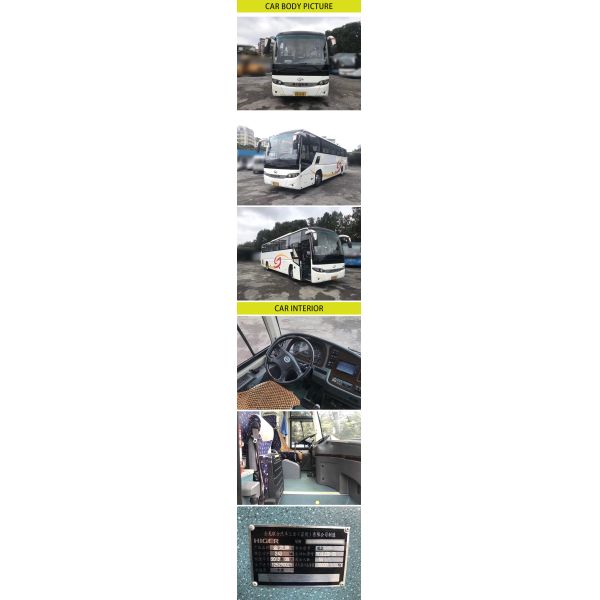 100km/H 55 Seater Passenger Coach Bus 17500kg Jinlong
