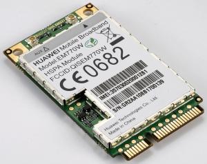 China UNLOCKED HUAWEI EM770W WWAN 3G GPS 7.2Mbps WCDMA HSDPA HSUPA MINI PCI-E Card  on sale