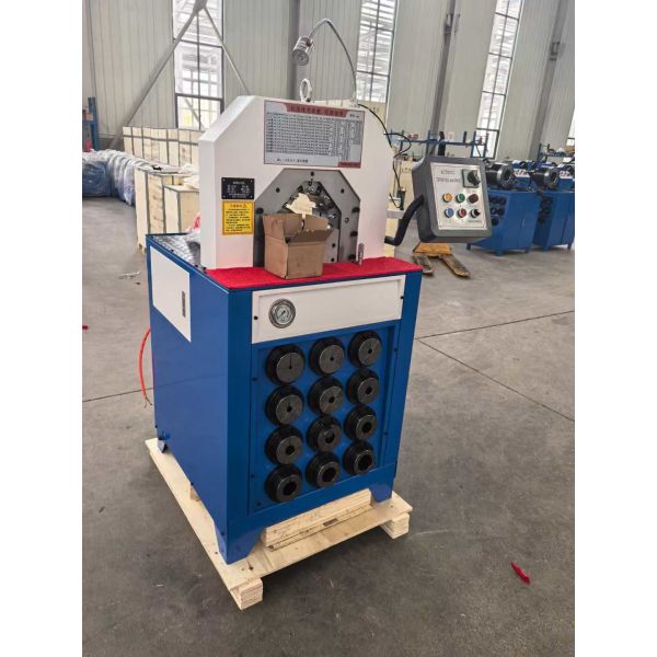2 Inch Button Control Systerm Hydraulic Hose Pressing Machine With Fast Change Mould Tools