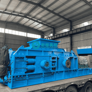 double roller crusher for cement raw material