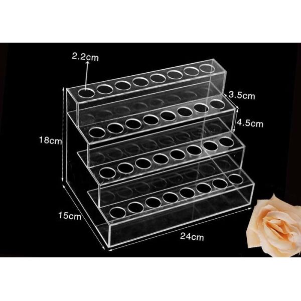 4 Floor Acrylic Display Stands Holder Plexiglass Lip Gloss Display Environment - Friendly