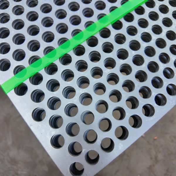 Round Hole Perforated Steel Grating For Ventilation Equipment
