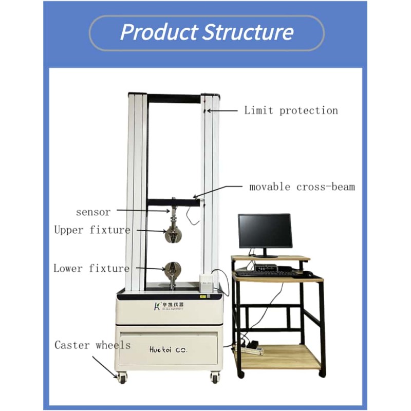 Servo Dual-Column Tensile Testing Machine with Protective Cover Servo-Driven Dual-Column Universal Tensile Testing Machine