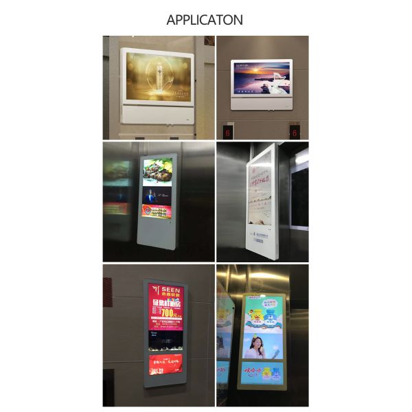 27" Elevator Advertising Display Lcd Smart Monitor 27inch Digital Signage Display Solution