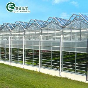 Buy cheap Vegetable Fruits Flowers Tomatoes Greenhouse with Inside and Outside Shading System product
