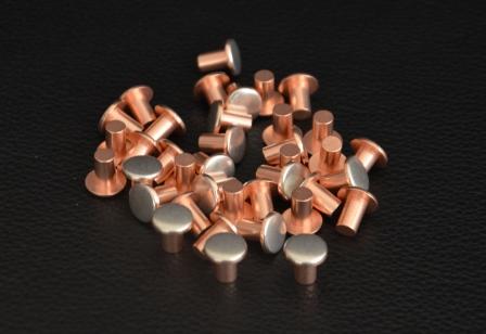 Silver Contact Rivets Elelectrical Material Solid For Automation Production
