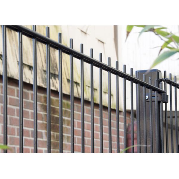 Green Powder Coated Double Wire Mesh Fence / Welded Wire Mesh Panels 200 X 50 MM