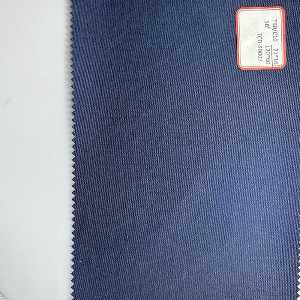 Twill TC90/10 Workwear Fabric 2116 12060 59'' Non Shrinking And Wear Resistant