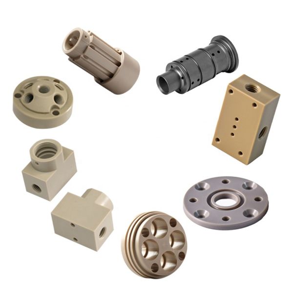 POM PEEK Nylon CNC Turning Milling Parts Precision Plastic CNC Machining Service