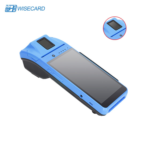 Optical Fingerprint Smart Mobile Payment Terminal Support 4G LTE WiFi Bluetooth