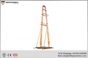 China Light Weight Drilling Rig Mast  , Oil Drilling Tower With 320KN Max Dead Load on sale