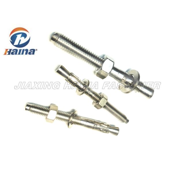 Round Head Customized A2 A4 Concrete Fixing Stainless Steel Through Bolts