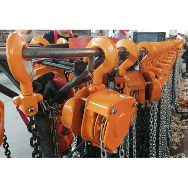 Mine Galvanized Steel 2t Movable Lifting Chain Block