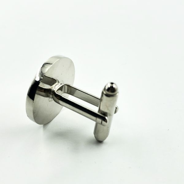 Blank Metal Cufflink Men Gift Custom Laser Logo Personalised With Box Packaging