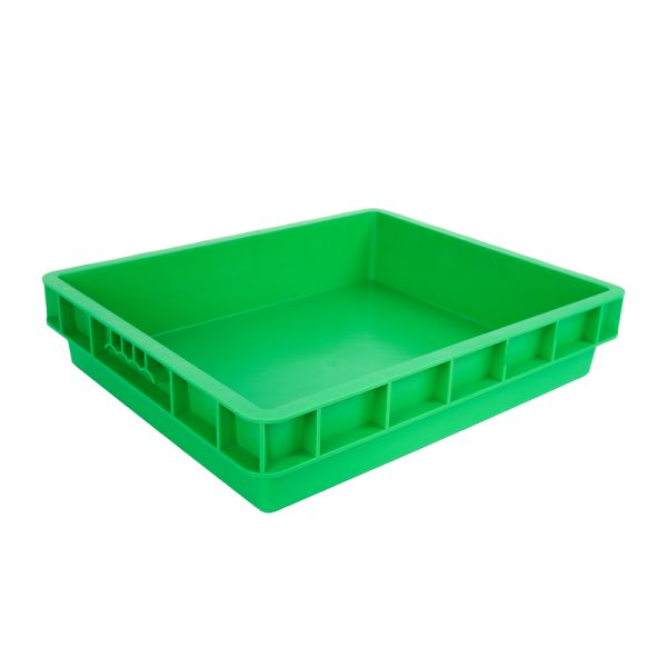Transport Turnover Stackable Plastic Crate Box with Customized Logo Printing Services
