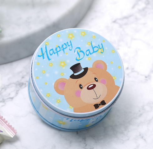 Custom Printed 0.23mm Metal Tin Box With Removable Lid