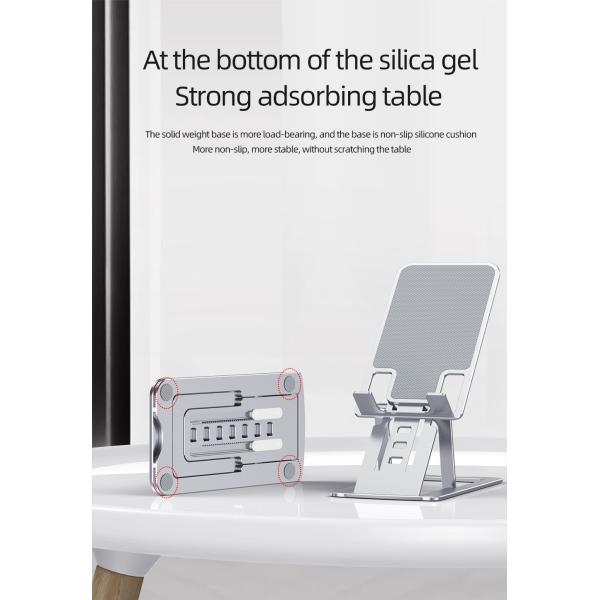 ROHS Height Adjustable Tablet Stand , 114g Ipad Stand Adjustable Height