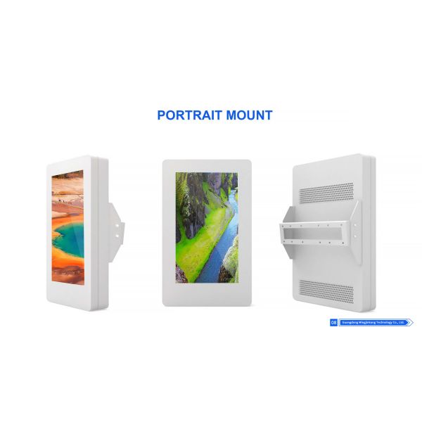 43-55 Inch HD Touch Screen LCD Outdoor Digital Signage Display Shopping Mall Station Wall-Mounted Advertising Machine