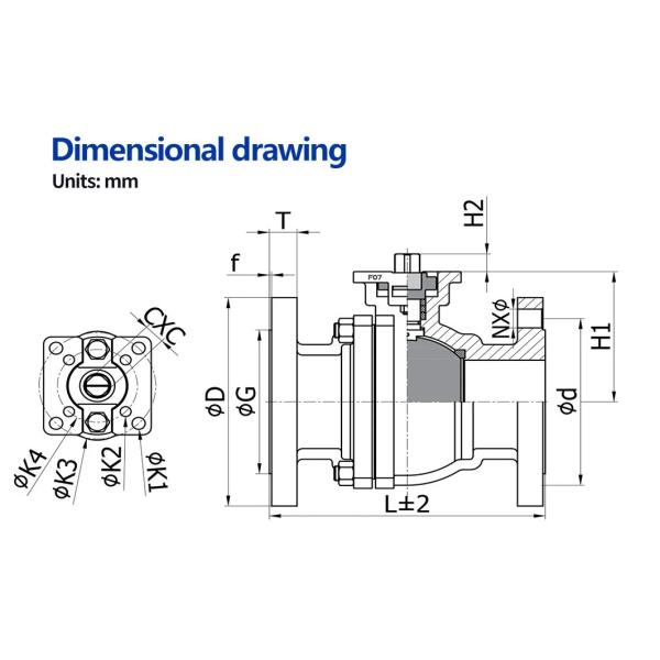 Butterfly Structure Mechanical Ball Valve Drain Valve with Excellent and Structure