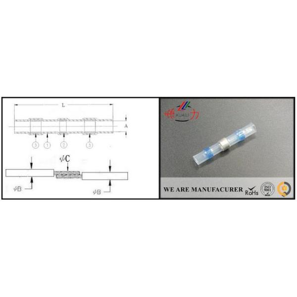 Solder Seal male female wire connectors / female quick connect terminals