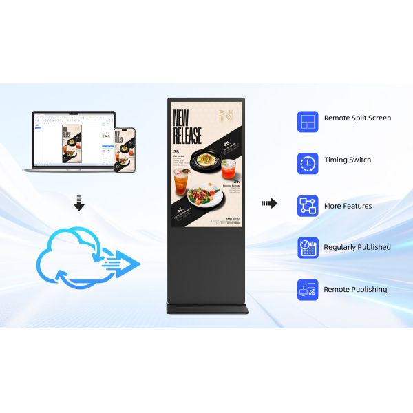Indoor Amusement Park Navigation Kiosk – Floor Standing Guide Display
