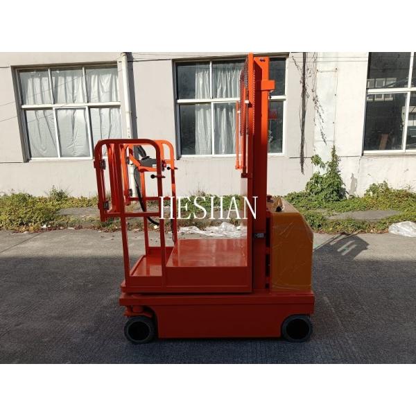 4.5m High Level Electric Order Picker Equipment ISO SGS For Logistic Shipment