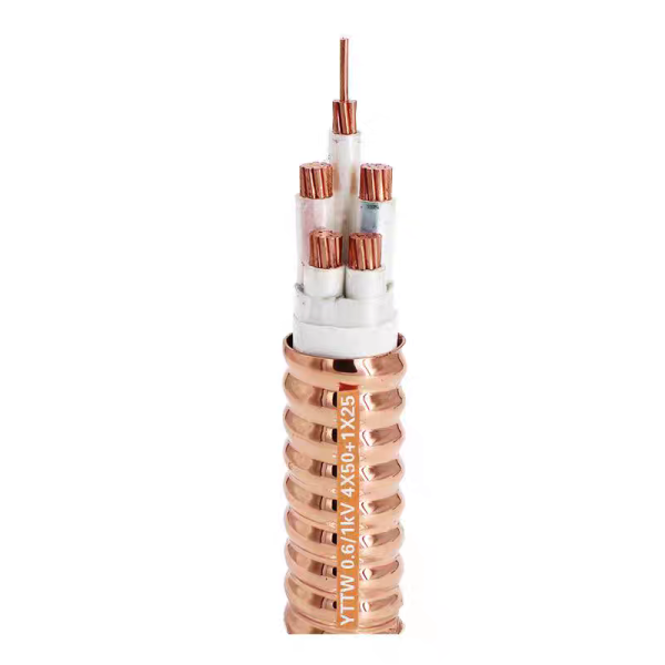 BTTZ Rigid Fire Resistant Wire With Copper Conductor XLPE Insulation