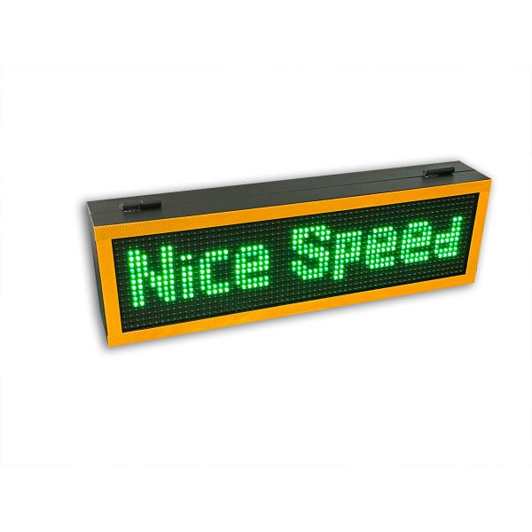 School Area Used Warning Radar Traffic Speed Sign With External Radar Module