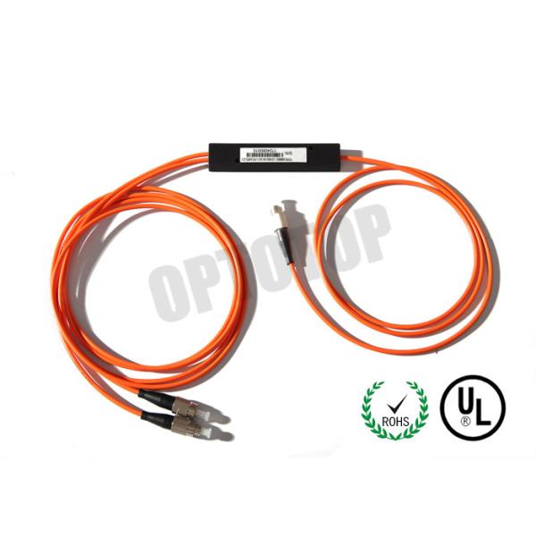 FBT Single Mode Fiber Coupler 2 In 1 Out For Access Network / CATV