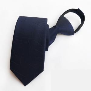 China Men's Fashion Accessories Made Blue Woven Tie 100% Silk Necktie for Custom Wholesale Blue Necktie on sale