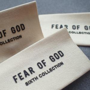 Buy cheap Natural White Cotton Silk Screen Silicon Patch Factory Woven Labels product