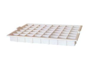 China Plastic Hospital Bed Attachments Medicine Tray With 48 Case Box 513*360*50mm on sale