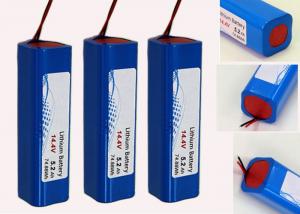 Buy cheap Long Life Lithium Ion Robot Battery Pack For Robot Vacuum Cleaner , 14.4V 5200mAh product