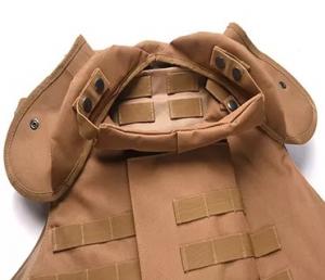 China OEM Stab And Bullet Proof Vest Concealed Khaki MOLLE System on sale