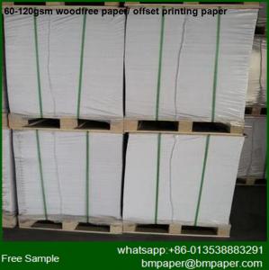 China Woodfree Offset Printing Machine Roll Paper on sale