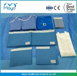 China OEM Surgical Drape Pack SMS Disposable Drapes For Patients on sale