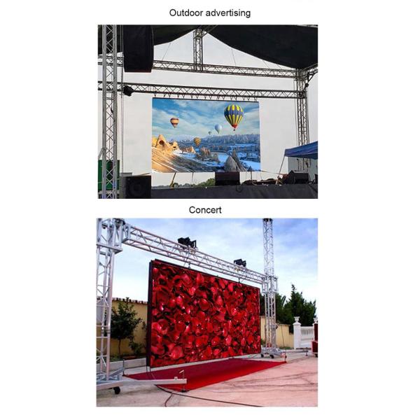 1/8 Scan Full Color Rental P4 Outdoor LED Screen Panel