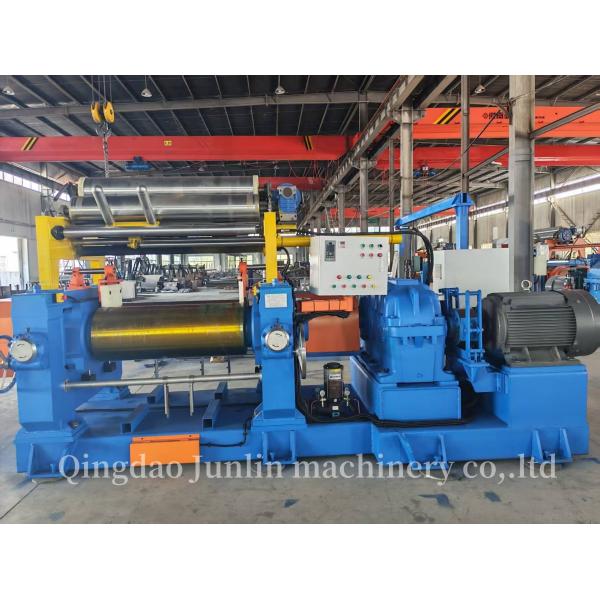 XK-450 18 Inch Rubber Two Roll Mixing Mill With Stock Blender