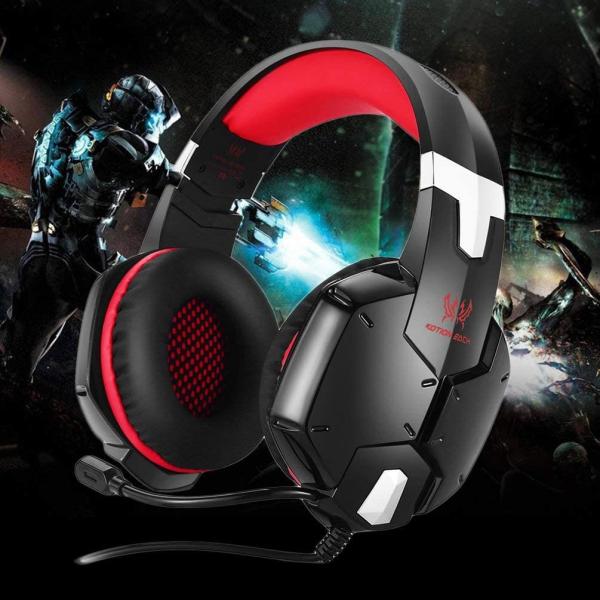 2.2kohm 117dB G1500 Computer Gaming Headset With LED Lights