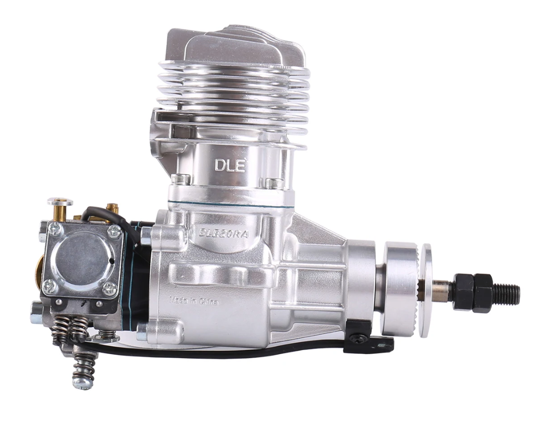 Dle Original New 20cc Ra Gasoline Engine For Rc Model Two Strokes Single Cylinder Rear Exhaust Natul Air