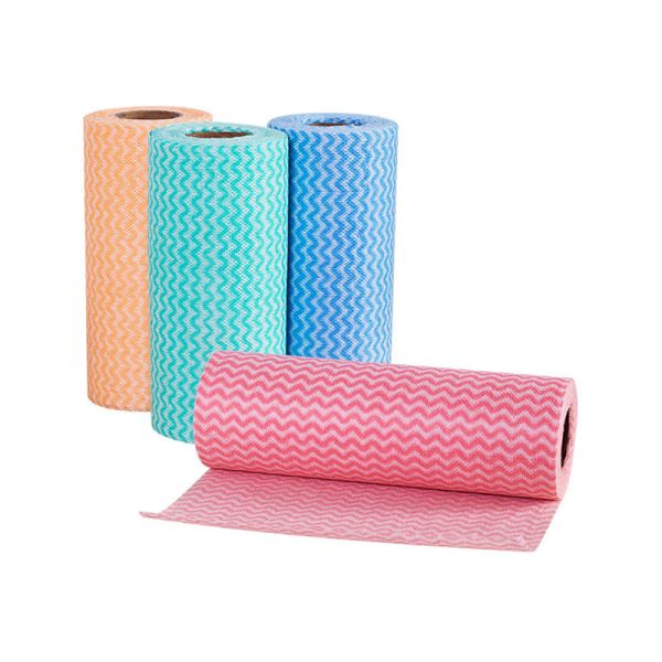 Nonwoven OEM Oil Absorbent Disposable Cleaning Cloth Household Kitchen Multi-Purpose Cloth Wipes Reusable Cleaning Wipe