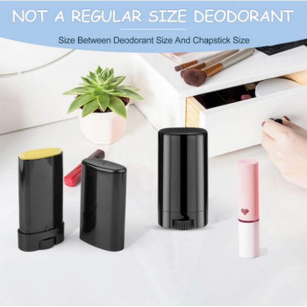 35/50/75g Empty Refillable Deodorant Balm Bottle Suitable for Solid Deodorant Body Balm and Solid Perfume