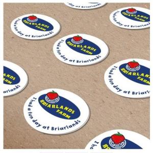 Buy cheap Customized Round Stickers Adhesive Circular Printing A4 Paper Lables product