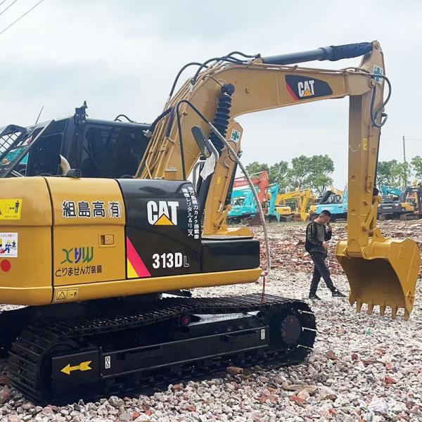 13500kg Operating Weight Used Cat 313DL Excavator 13Ton Track Digging CAT