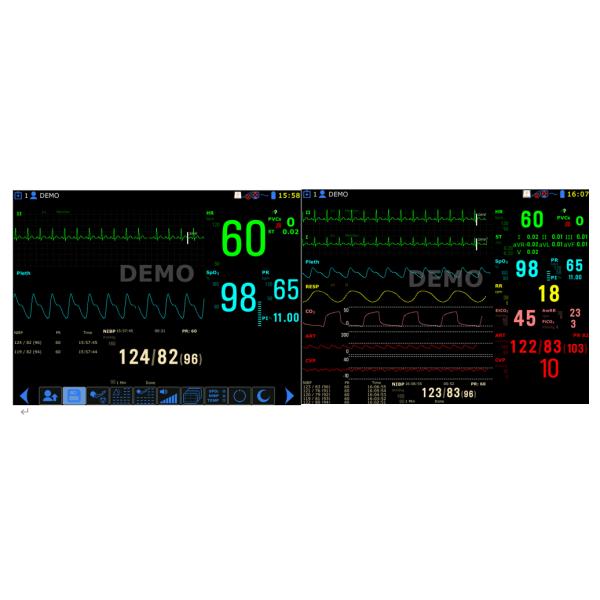 criticare patient monitor Aurora 8S 8.4-inch lightweight semi-modular criticare patient monitor for ambulance